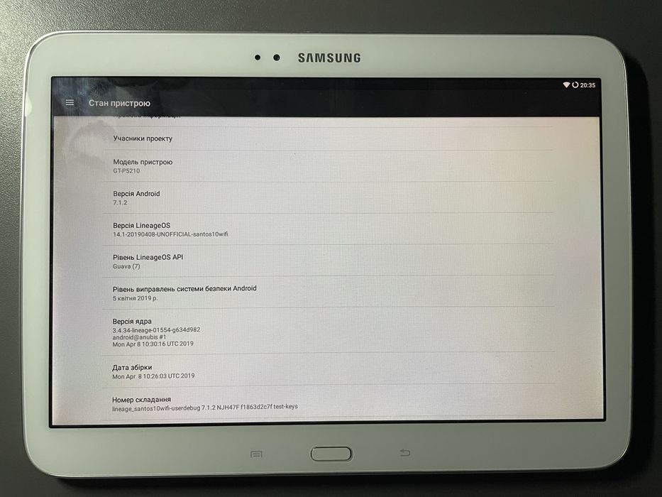 Планшет Samsung galaxy tab 3_Android 7