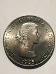 Várias moedas 1 Libra Esterlina (5 Shillings) 1965 UK não circuladas