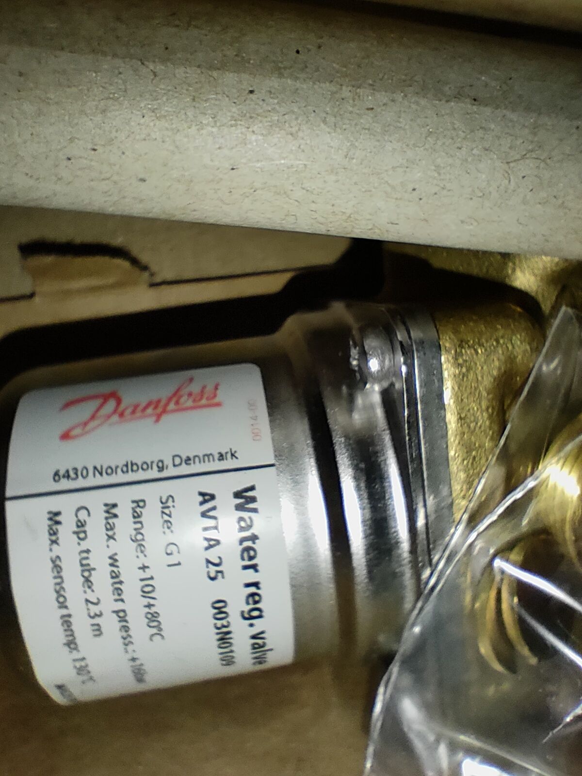 Zawór termostatyczny Danfoss AVTA 25 003N4162