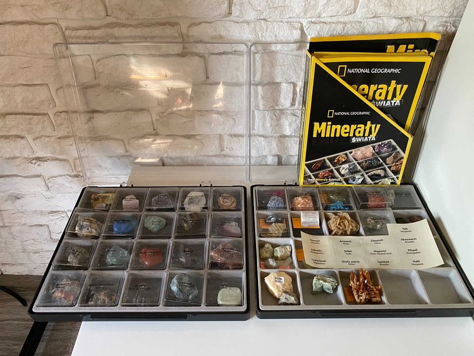 Kolekcja minerałów National Geographic Minerały Świata