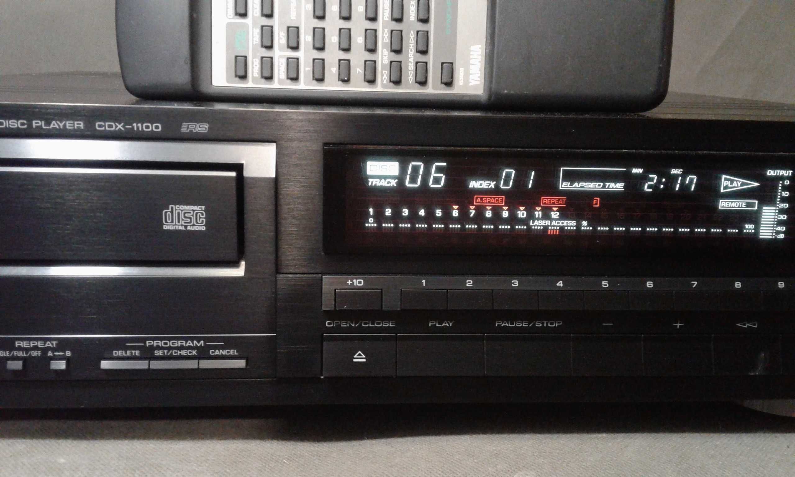 YAMAHA CDX-1100,odtwarzacz cd,pilot