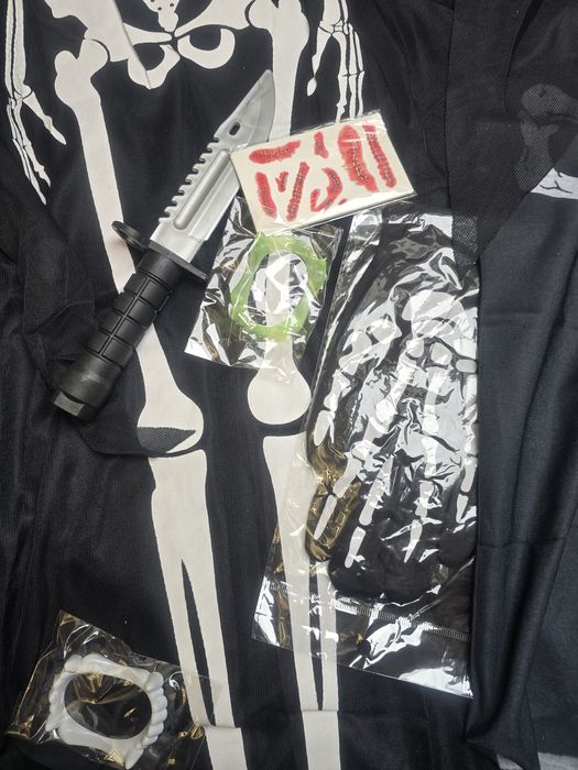 Kościotrup kostium przebranie karnawał halloween