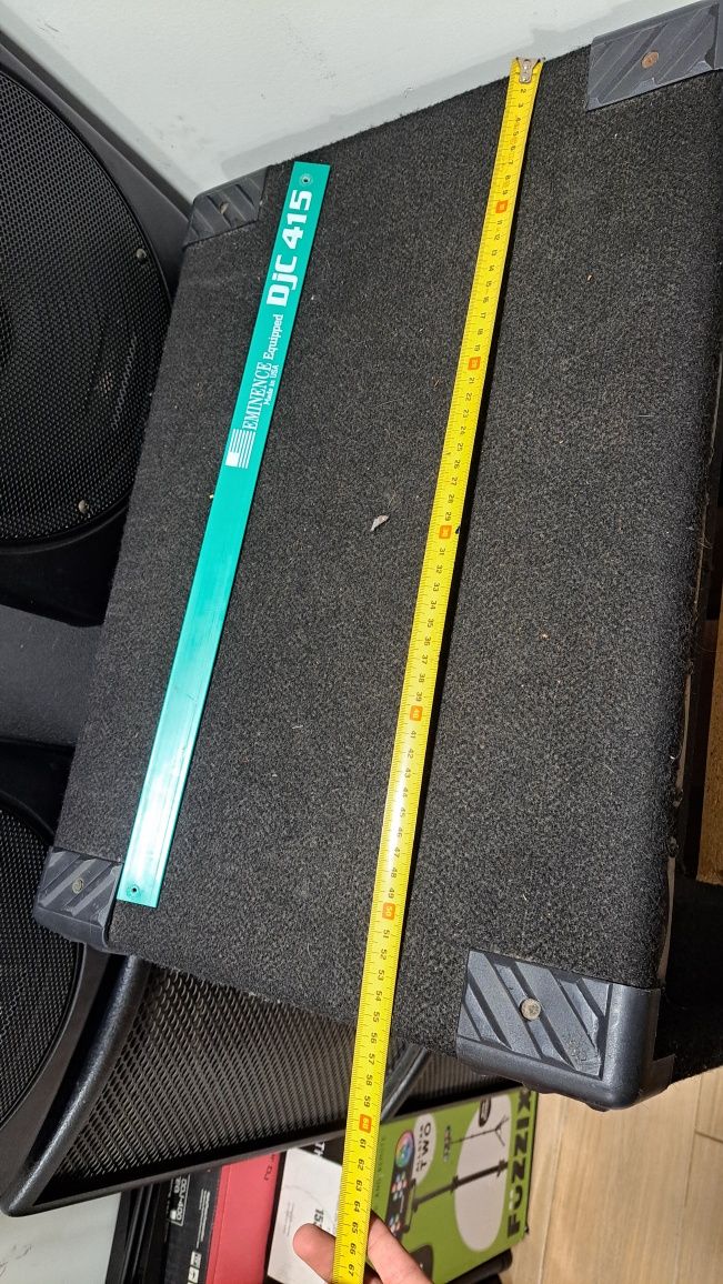 Caixas de colunas grandes 2 x 15 polegadas