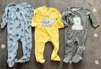 Conjunto de 3 babygrow C&A - Novos - tamanhos 86 e 92 cm