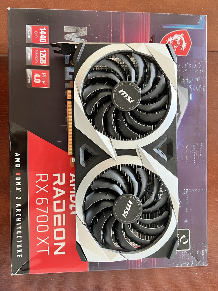 MSI Radeon RX 6700 XT jak nowa!