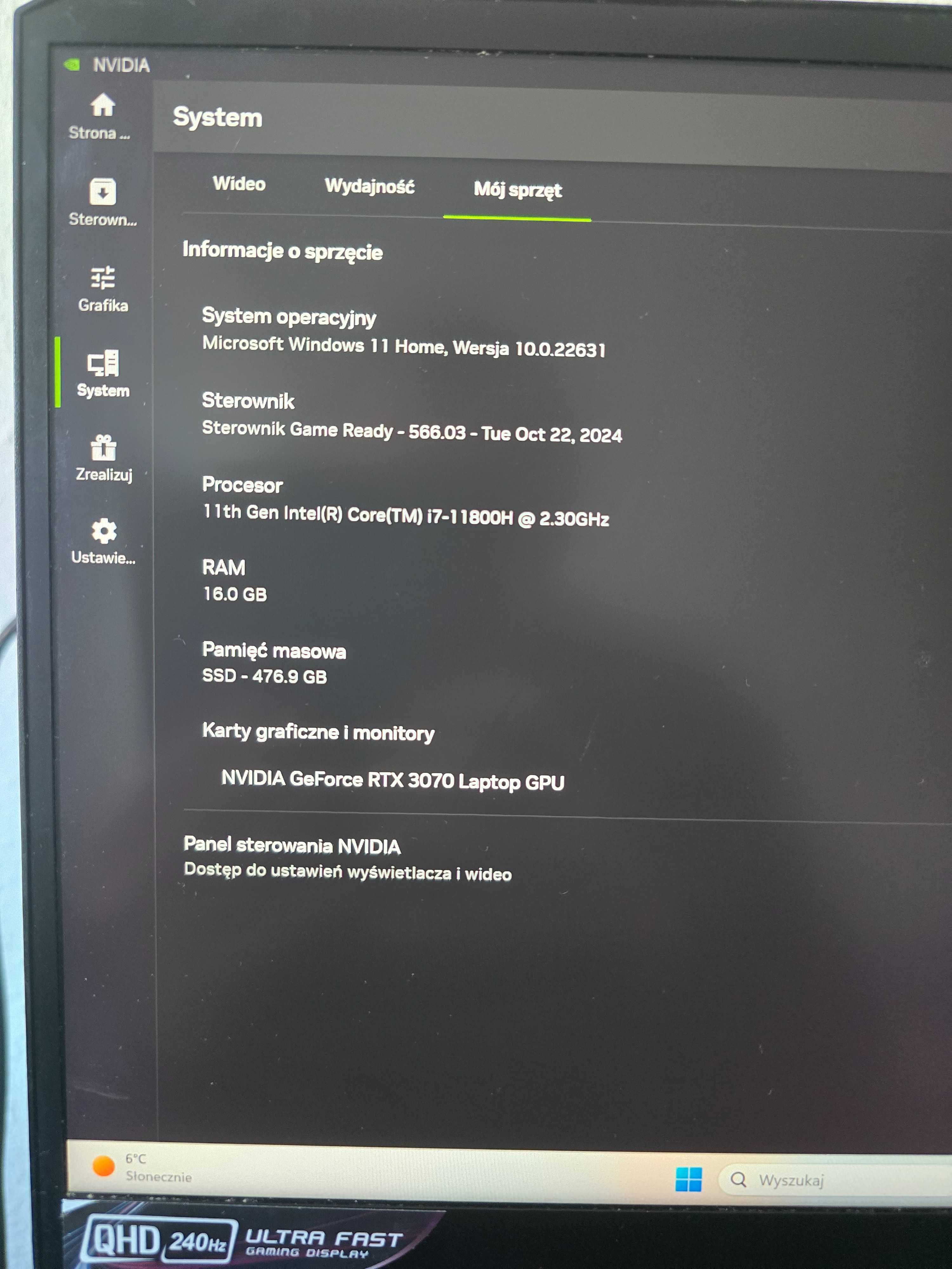 Laptop MSI Leopard g76