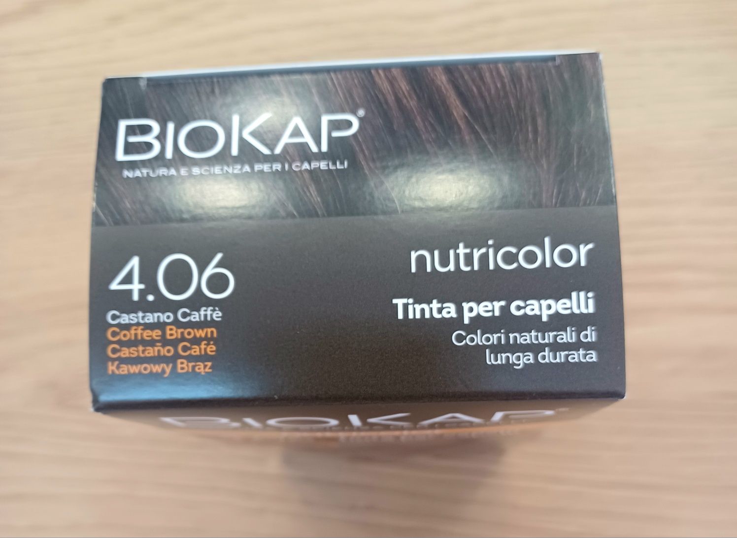 Farba Biokap NOWA 4,06 Kawowy brąz nutricolor