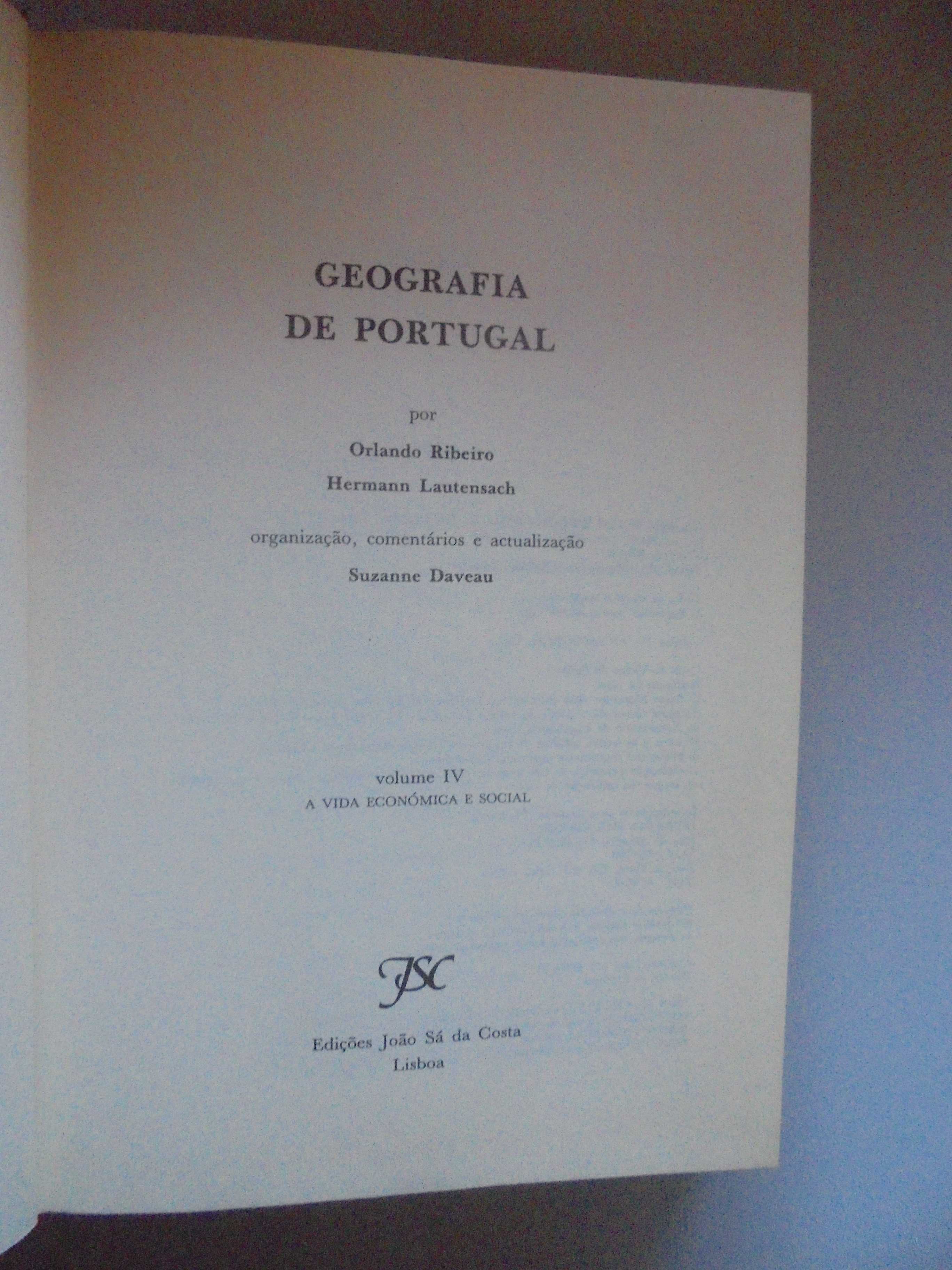 Ribeiro (Orlando);Geografia de Portugal-Volume IV