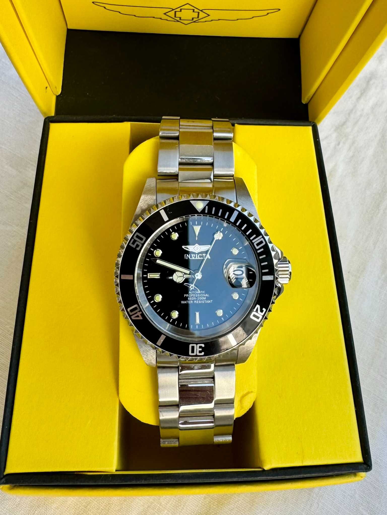 INVICTA Pro Diver Relógio automático para homem de aço inoxidável 40mm