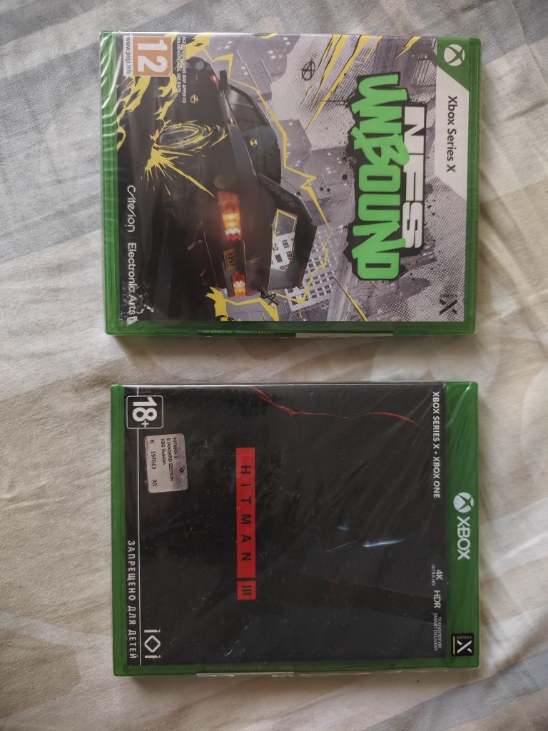 Ігри для XBOX - Need for Speed Unbound та Hitman 3