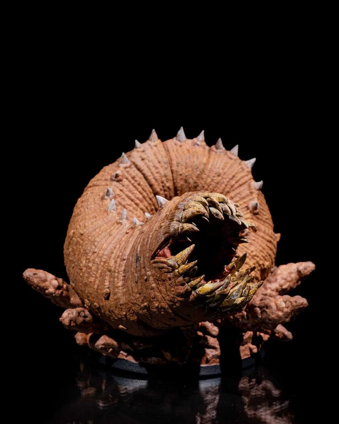Olbrzymi Robak Piaskowy Figurka 32mm 14K zgodna z DnD RPG Pathfinder
