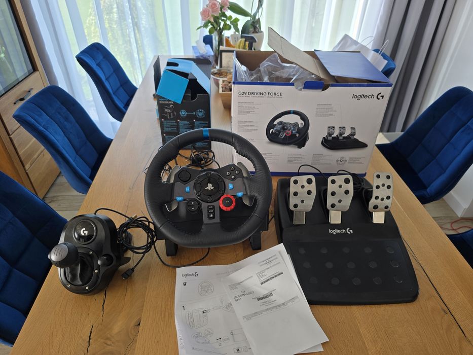 Ligitech g29 + shifter jak nowa ps5