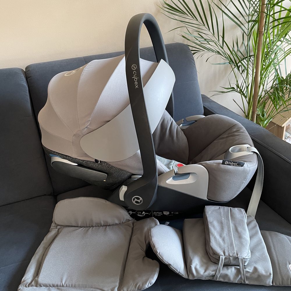 Fotelik samochodowy CYBEX Cloud Z i-Size Soho Grey rozkładany budka