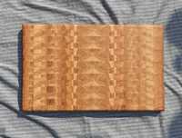 Dębowa, duża deska do krojenia "End Grain". 48,5x30cm. Deska sztorcowa