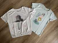 T-shirt dziewczęcy, 2 szt., r.140, COOL CLUB