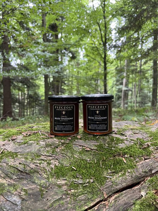 Miód spadziowy-spadź iglasta        1xsłoik 450g/350ml