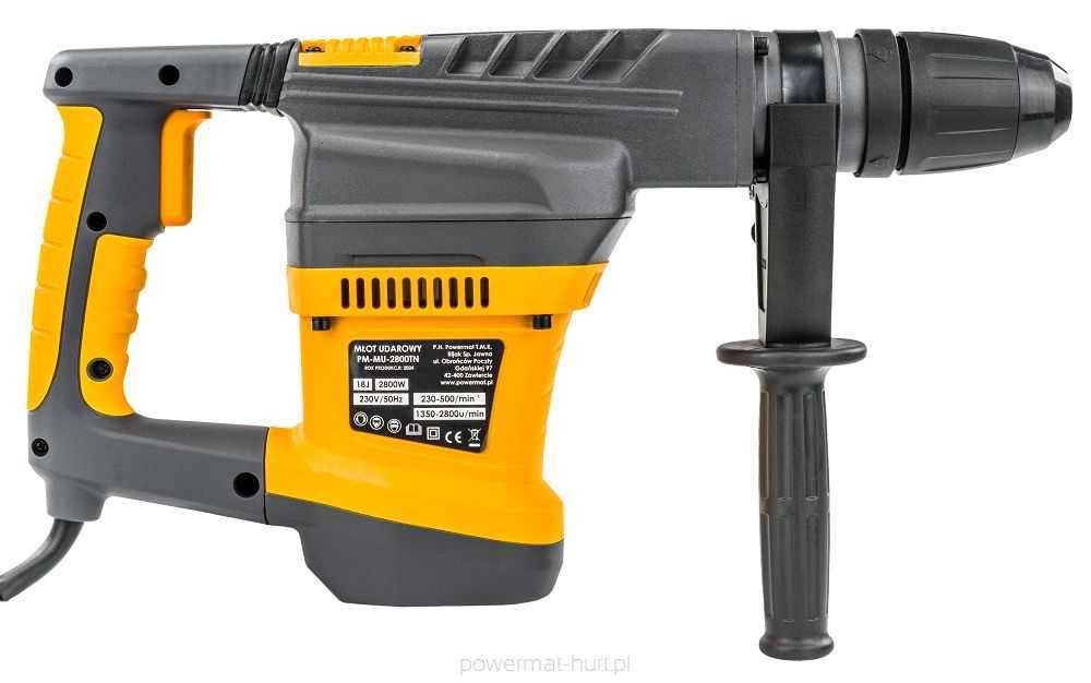 Młot udarowy 18J SDS MAX młotowiertarka 2800W PM-MU-2800TN NOWY