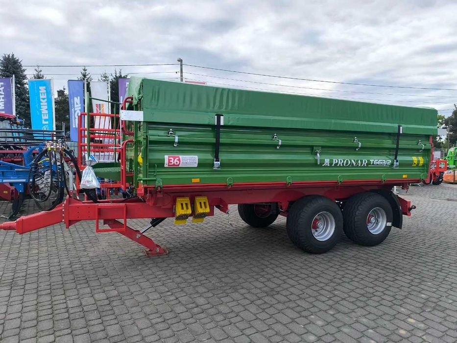 Przyczepa rolnicza PRONAR T663/2 (7 Ton)