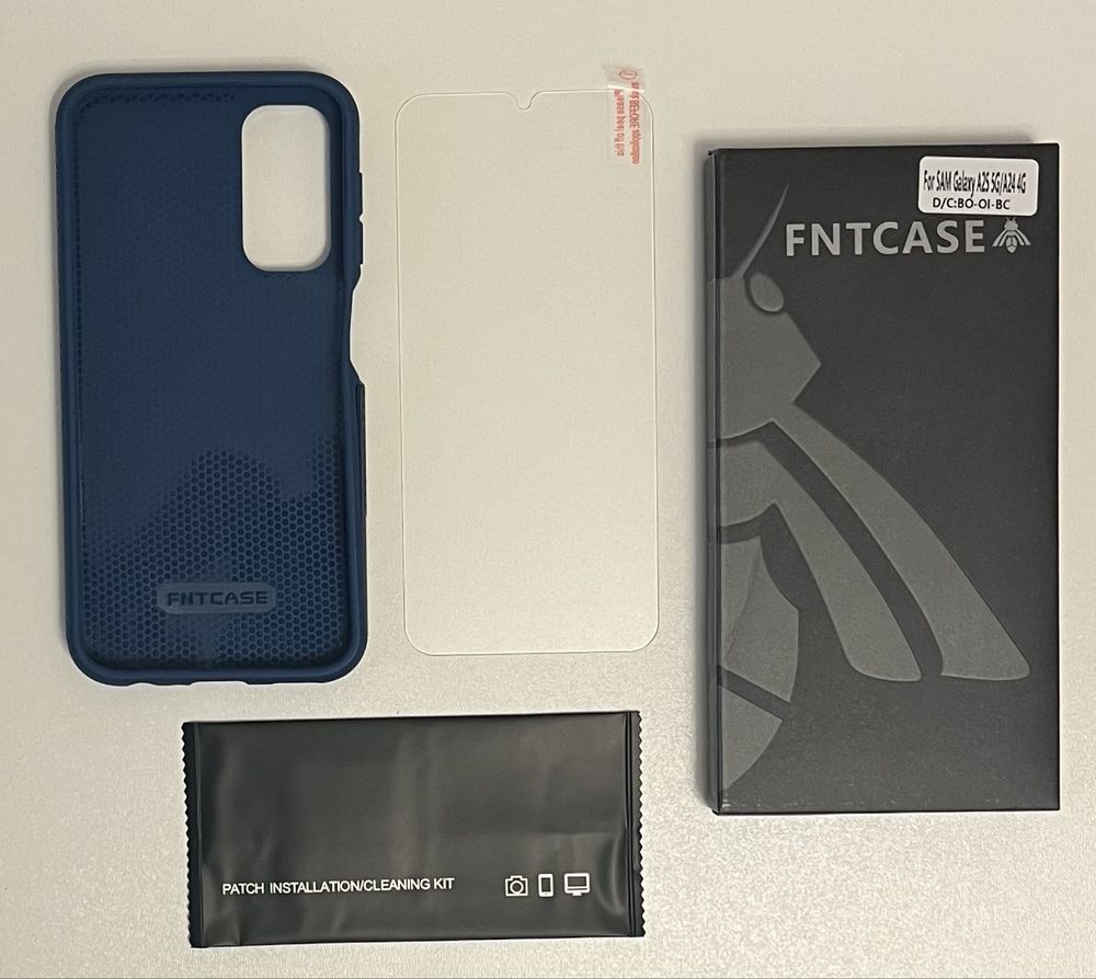 Etui Pancerne FNTCASE Samsung Galaxy A24/A25 5G Niebieskie