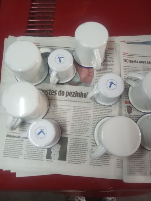 10 canecas em ferro esmalte