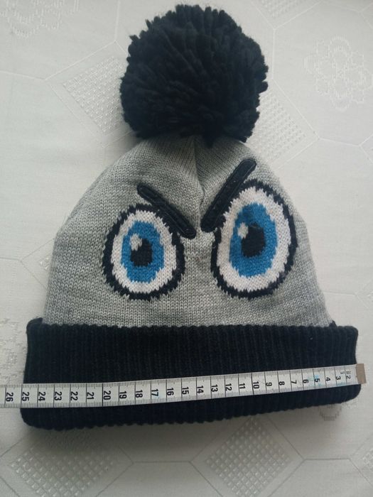 Ciepła czapka chłopięca beanie r uniwer