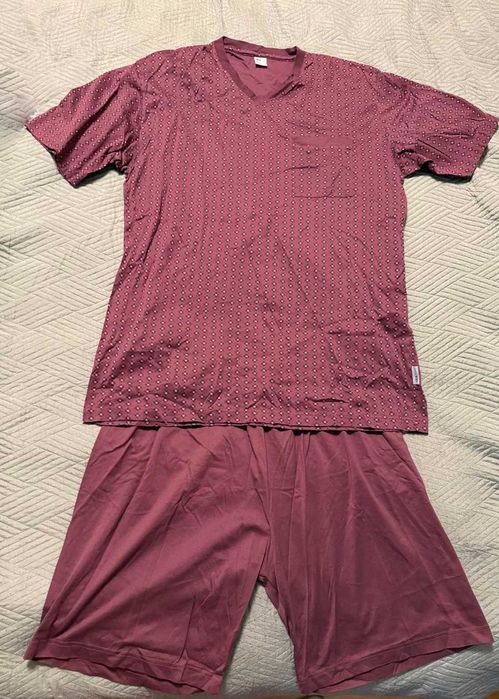 НОВАЯ  Мужская пижама шорты с футболкой Isa хлопок  Швейцария