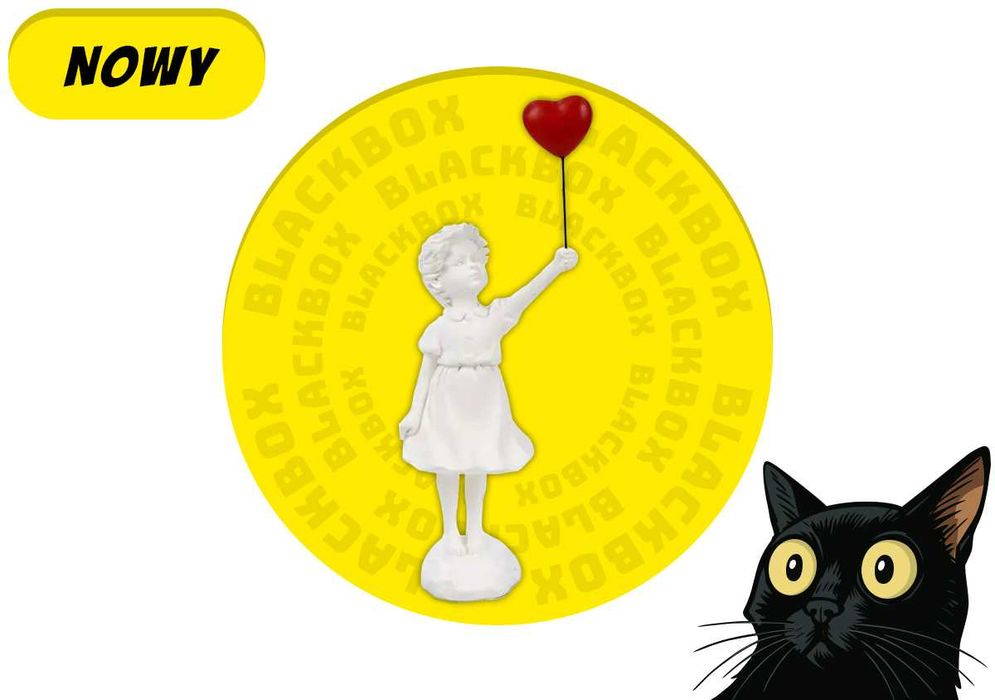 [NOWY] Figurka Banksy Dziewczynka z Balonikiem [Biały]