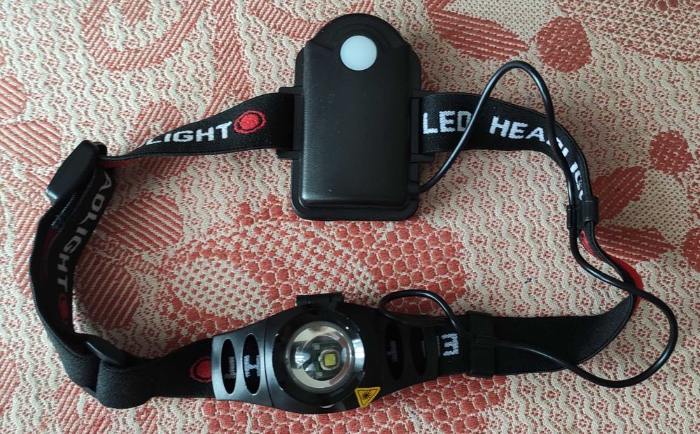 Фонарь налобный Police TK37-B CREE Q5 + ZOOM