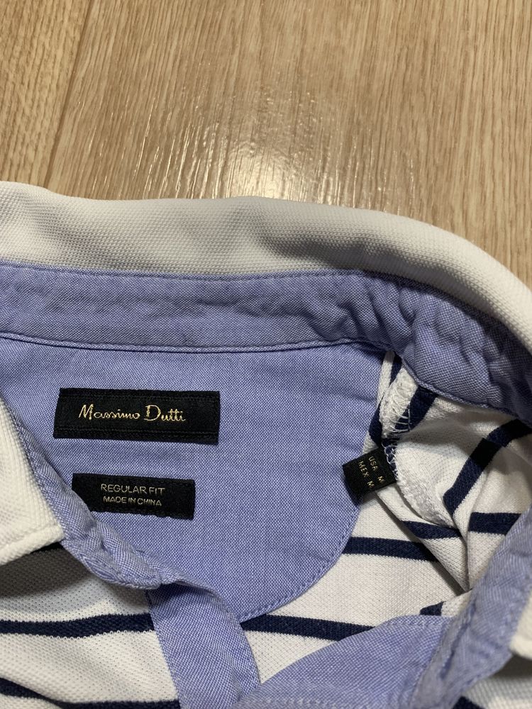 Massimo Dutti Striped поло футболка