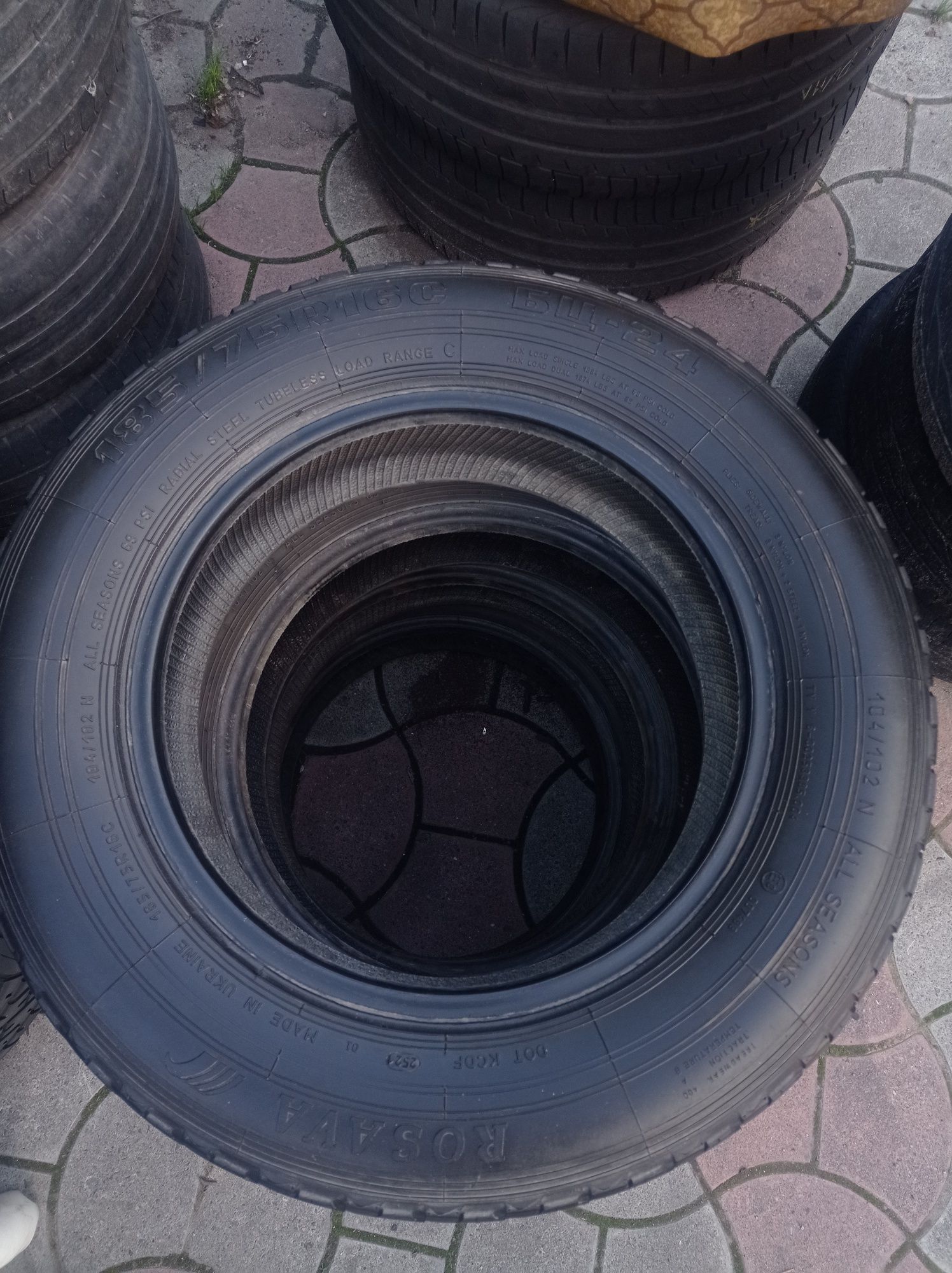 Шини Газель 185/75R16C ROSAVA БЦ-24. 4шт. Всесезонка.