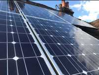 Limpeza painel de solar