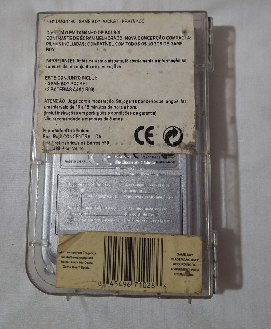 Gameboy pocket com caixa