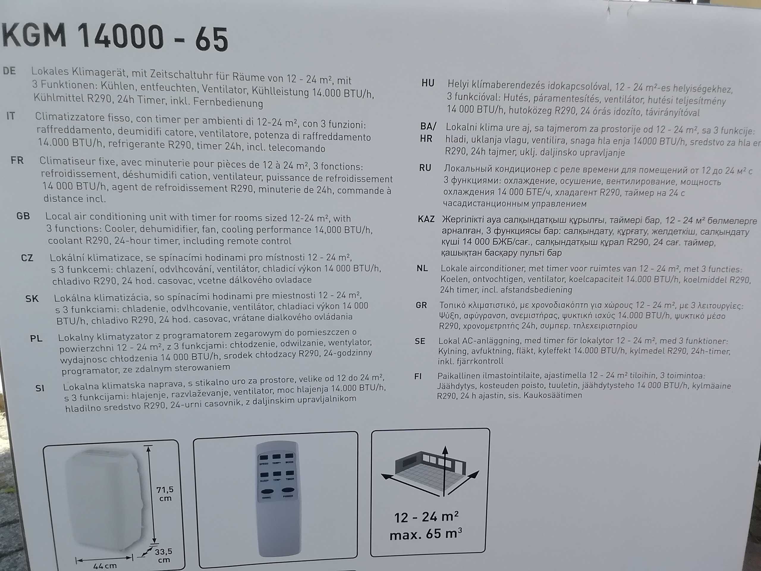 Klimatyzator przenośny jak nowy