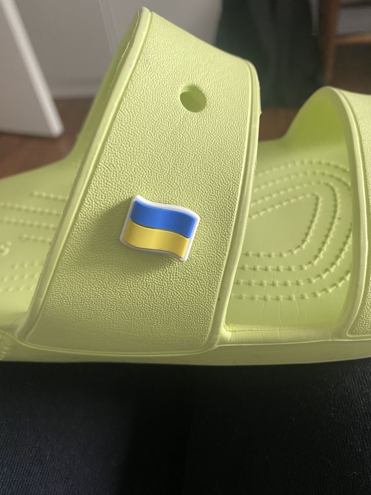 crocs шльопанці жіночі дитячі білі, джібітс