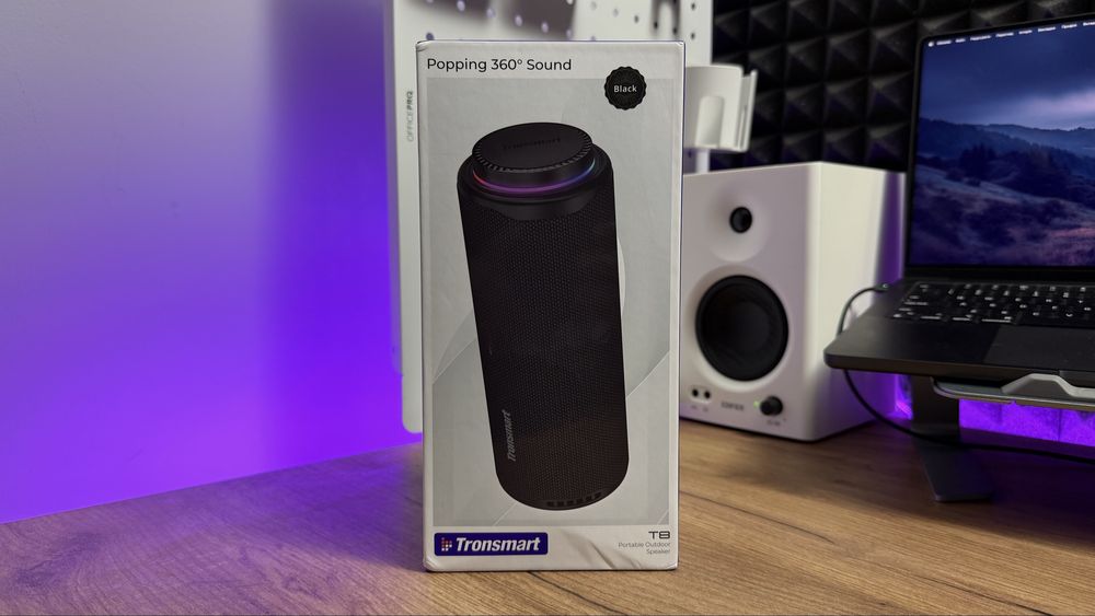 Tronsmart T8 портативна бездротова колонка 40вт 360аудіо RGB акустика