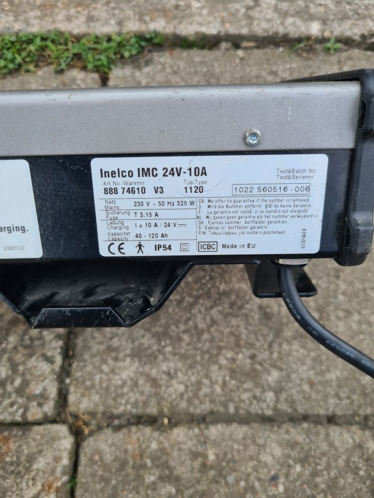 Ładowarka Inelco 24v 10a do skutera inwalidzkiego