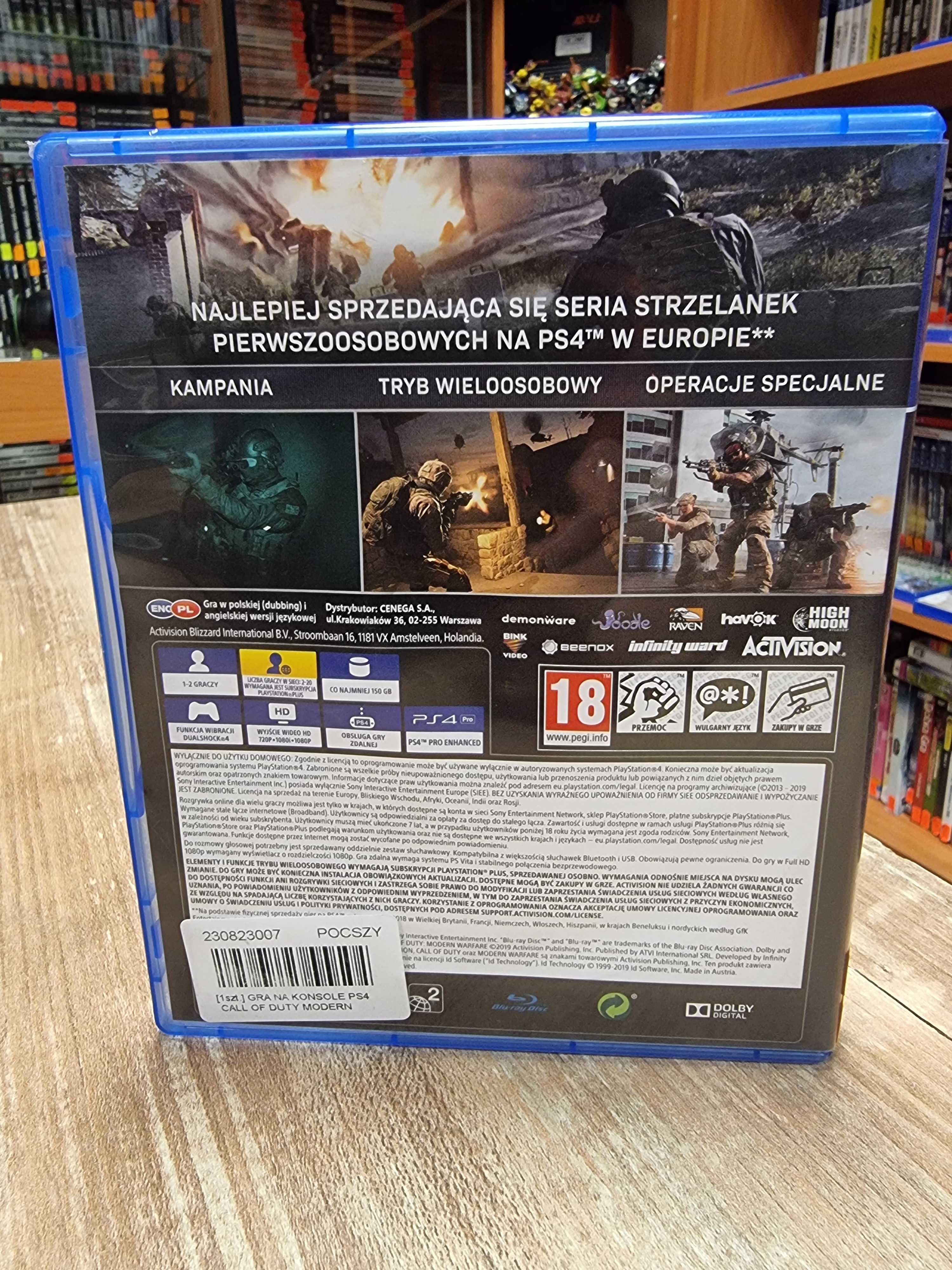 Call of Duty: Modern Warfare PS4, Sklep Wysyłka Wymiana