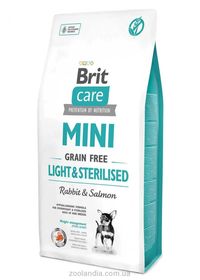 Brit Care Mini Grain Free Light & Sterilised 2кг
