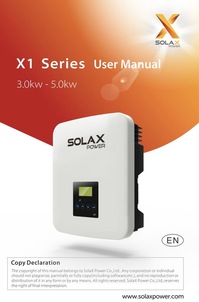 SOLAX X1 Mini 3.3 kw