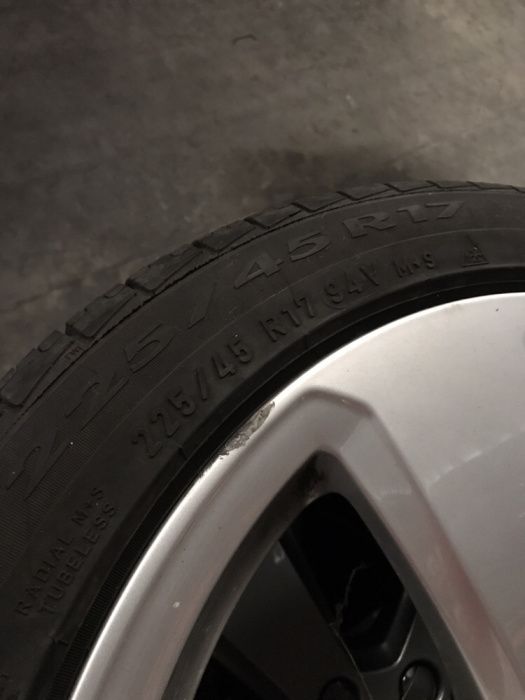 jantes Audi 17” com pneus smi novos