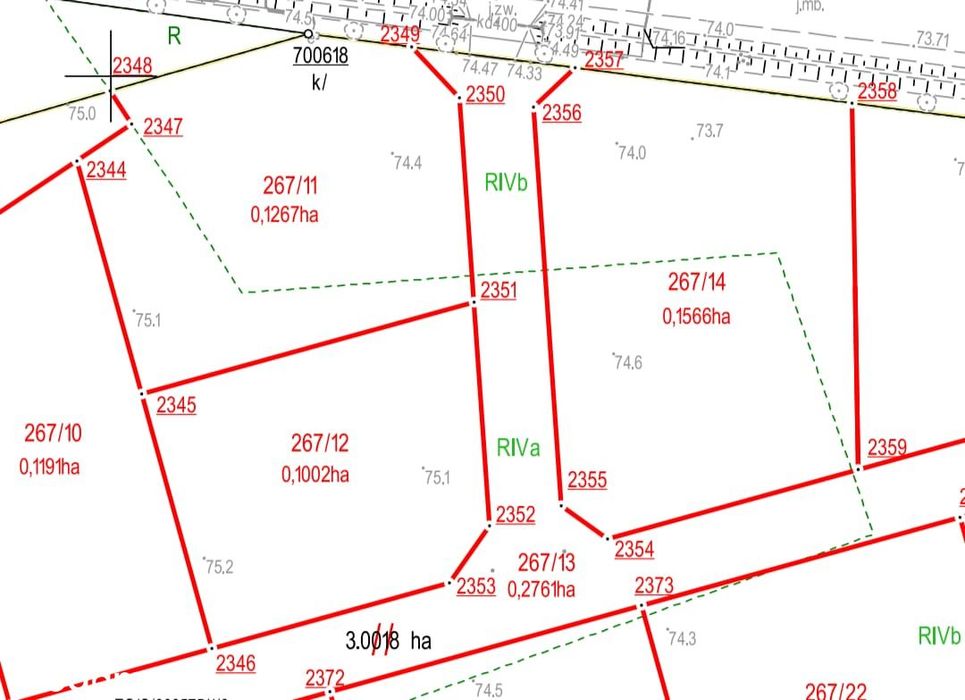 Działki budowlane ; woda, prąd, gaz