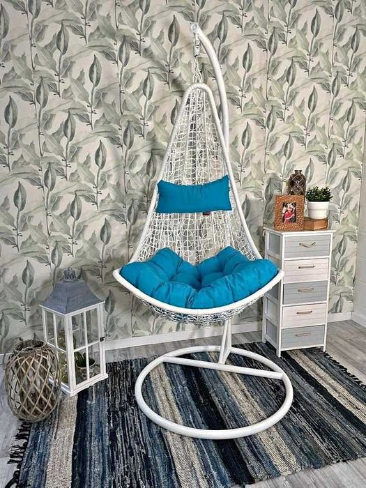 balanço de jardim com almofada novo envio