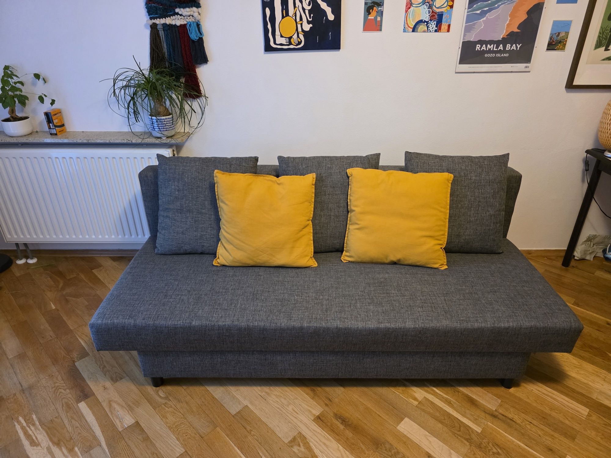 Rozkładana 3-osobowa sofa Ikea ASARUM