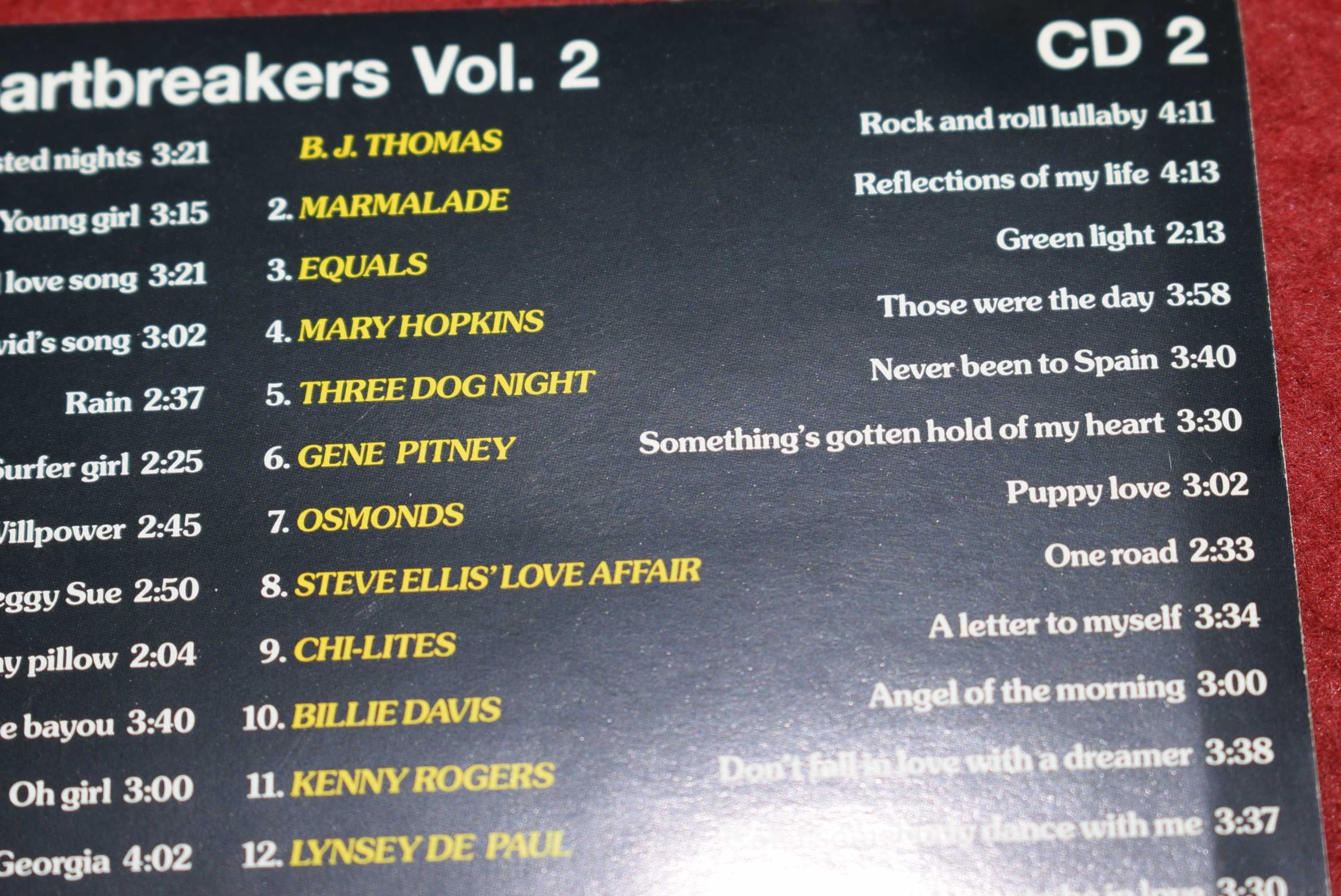 50 Heartbreakers Vol. 2 na dwóch płytach CD - 1999