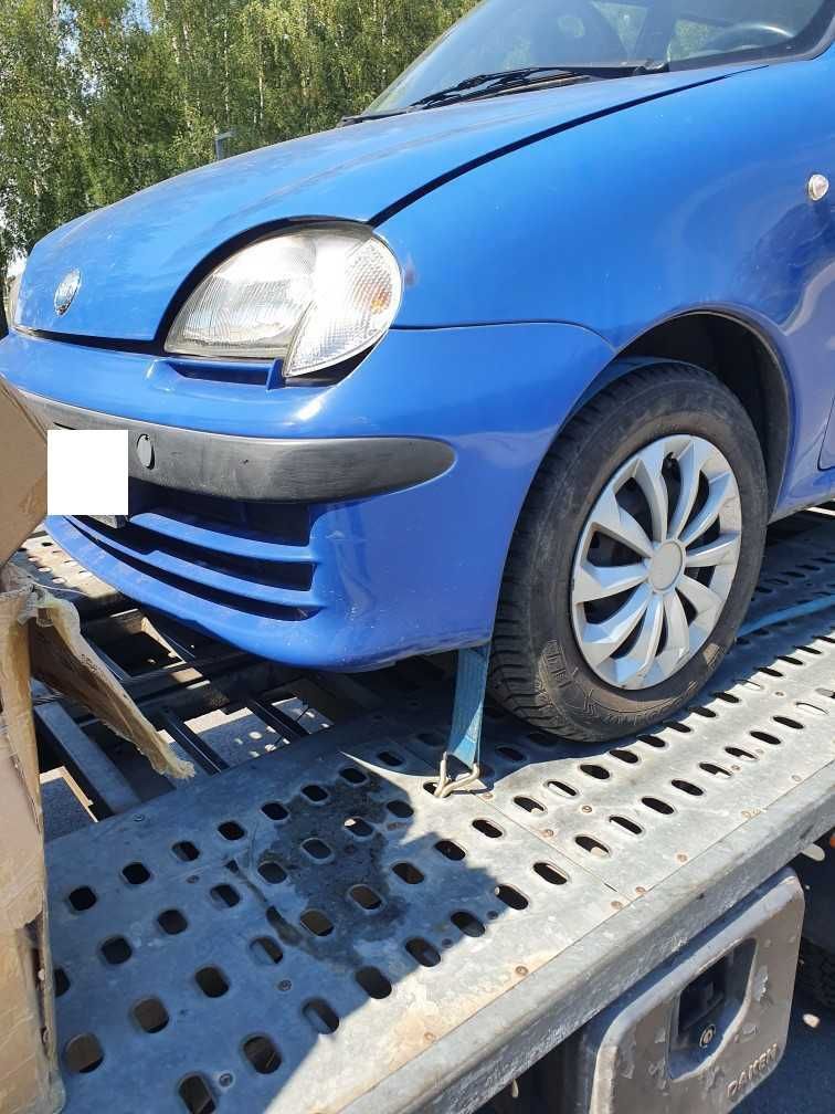 Fiat Seicento 1.1 mpi po lift niebieski kod lakieru 451/A na części