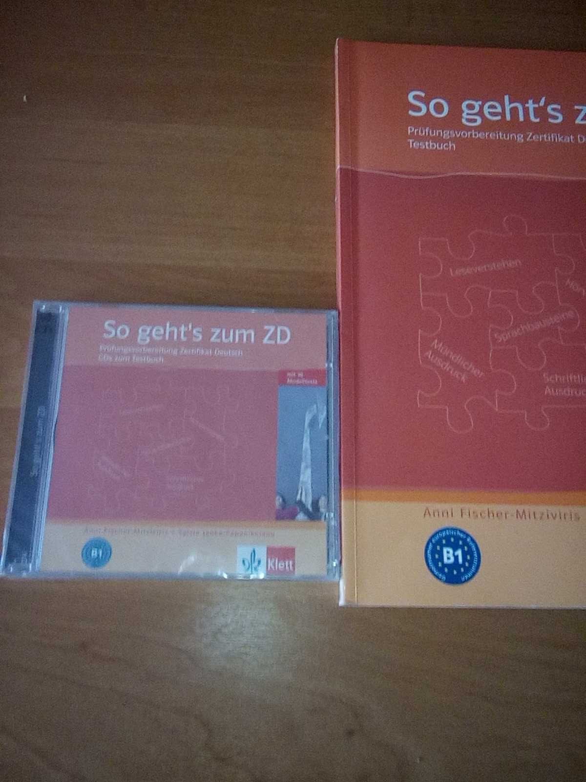 Zertifikat Deutsch testy niemiecki egzamin Testbuch płyta B1 Klett now