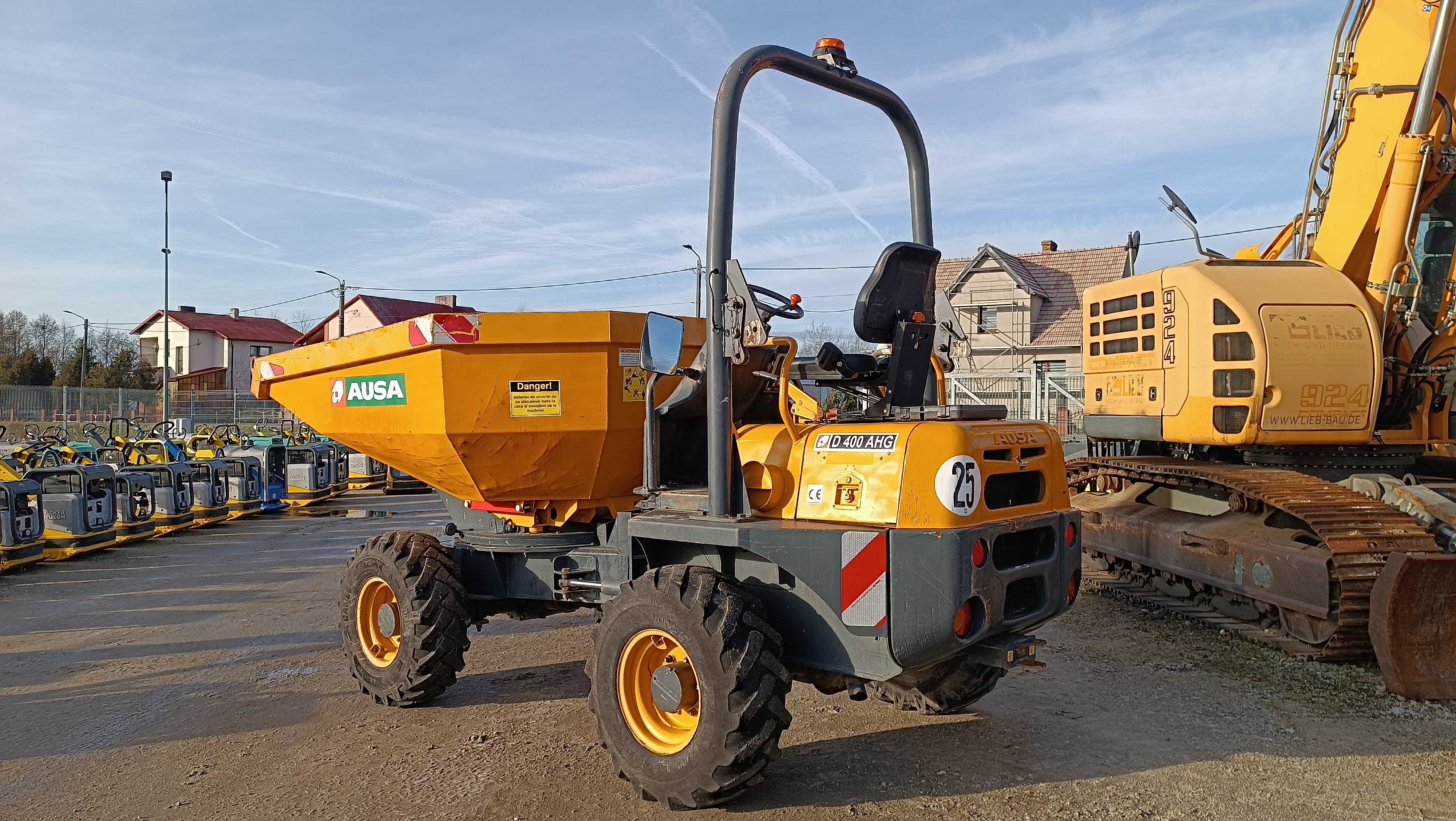 Wozidło Obrotowe AUSA D 400 AHG / 4T / 13r| D 350 terex ta Barford sxr