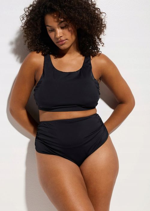 B.P.C figi bikini z wysokim stanem czarne r.46