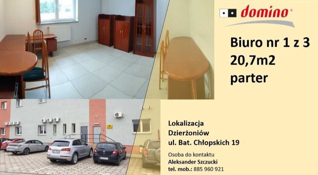 Lokale biurowe do wynajęcia - łączna powierzchnia 64,8m2