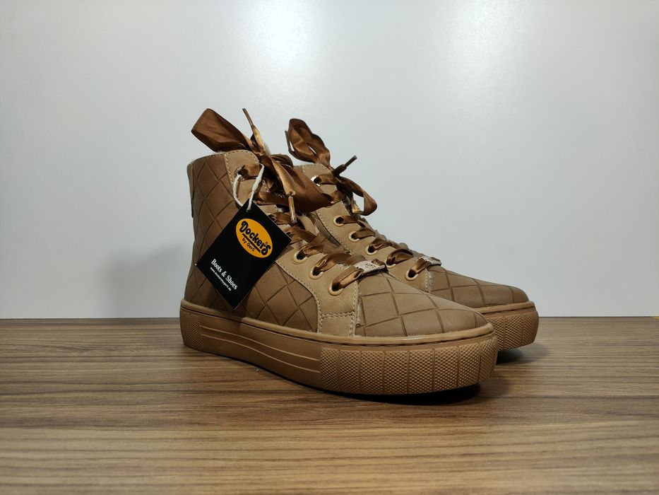 Buty Dockers by Gerli damskie ocieplane na suwaki r. 37 24cm